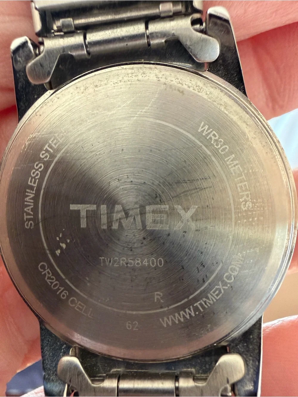 Timex Classic Silver Stainless Steel Watch - White Dial
